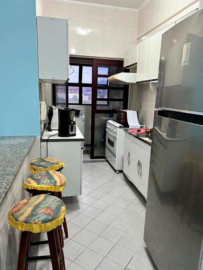 Appartamento Ap Beira-Mar Com Wi-Fi E Garagem Mongaguá Esterno foto