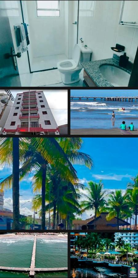 Appartamento Ap Beira-Mar Com Wi-Fi E Garagem Mongaguá Esterno foto